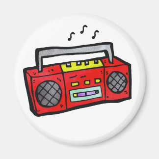 Retro Radio Boombox Magnet