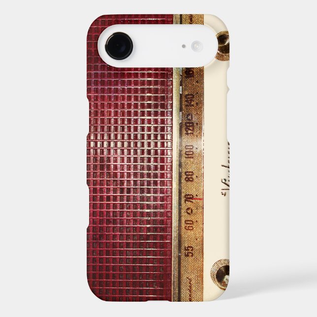 Retro radio Case-Mate iPhone case (Back)