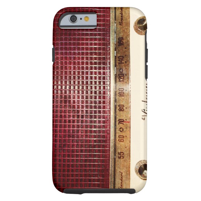 Retro radio Case-Mate iPhone case (Back)