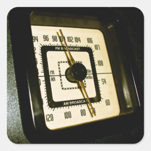 Retro Radio Dial 02 Sticker