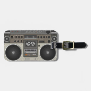 Retro Radio Luggage Tag