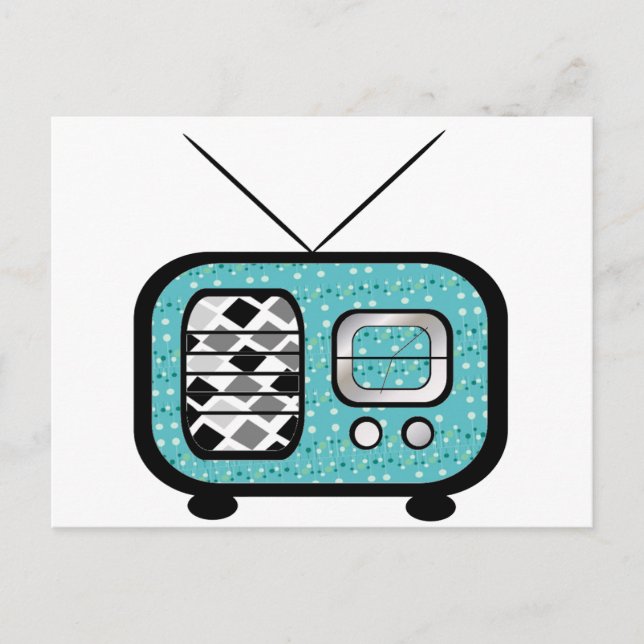 Retro Radio Postcard (Front)