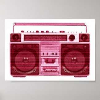 retro radio poster