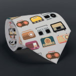 retro radios elegant vintage hipster style tie<br><div class="desc">retro radios elegant vintage hipster style tie</div>