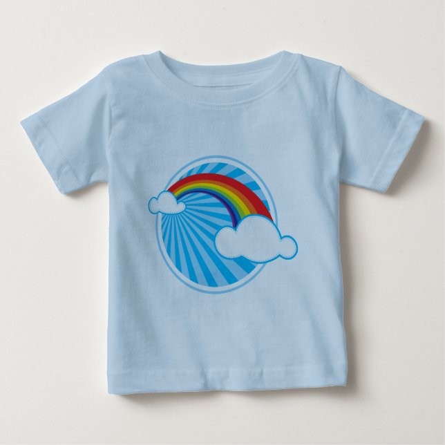 RETRO RAINBOW BABY T-Shirt (Front)