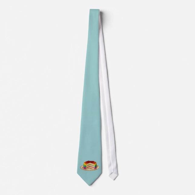 Retro Rainbow Cake Tie (Front)