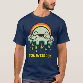Retro Rainbow Cloud Weirdo T-Shirt