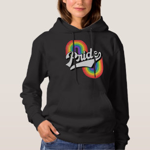 Retro Rainbow Lgbt Pride Gay Lesbian Bisexual Lgbt Hoodie