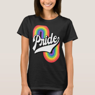 Retro Rainbow Lgbt Pride Gay Lesbian Bisexual Lgbt T-Shirt