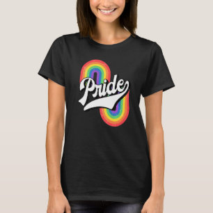 Retro Rainbow Lgbt Pride Gay Lesbian Bisexual Lgbt T-Shirt