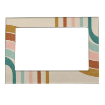 Retro Rainbow Magnetic Picture Frame