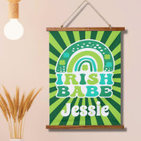 Retro Rainbow Personalised Name St. Patrick's Day