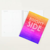 Retro Rainbow Textured Bright Side Happy