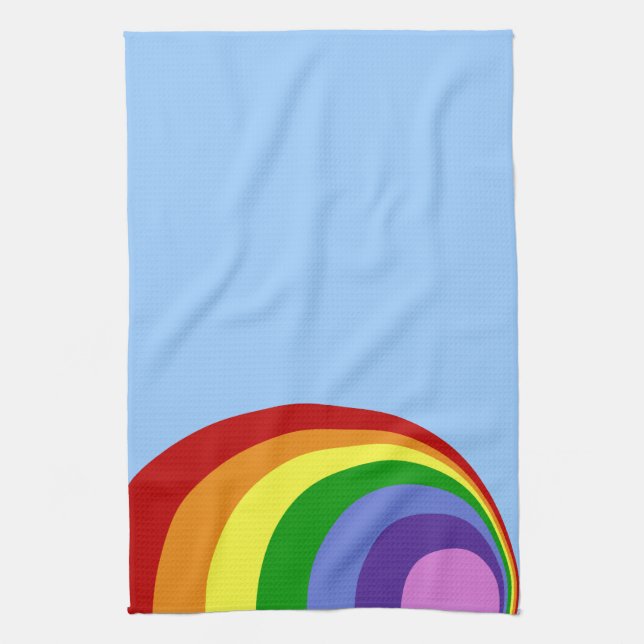 Retro Rainbow Towel (Vertical)