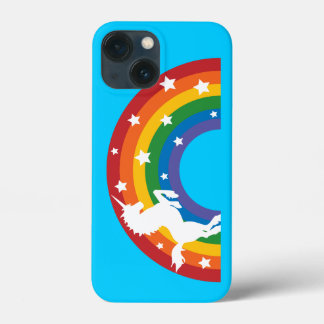 Retro Rainbow Unicorn iPhone 5C Case