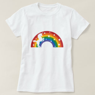 Retro Rainbow Unicorn T-Shirt