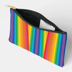 Retro Rainbows Small Pouch