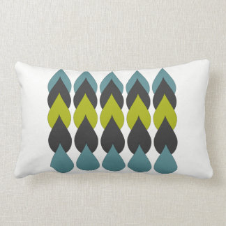 Retro Raindrops5 Lumbar Cushion