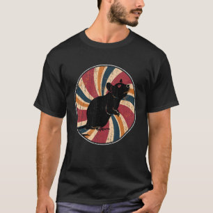 Retro Rat Owner Pet Animal Rodent Rat T-Shirt