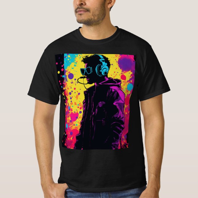 Retro Rave Renegade T-Shirt (Front)