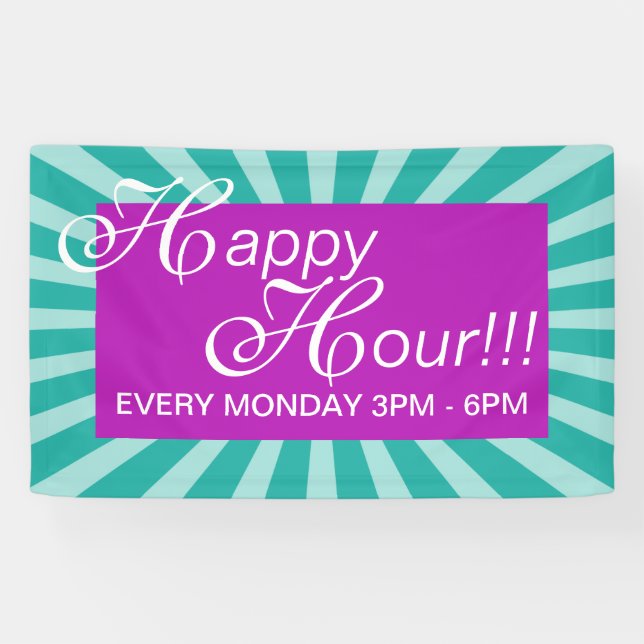 Retro Rays white transparent + your idea Banner (Horizontal)