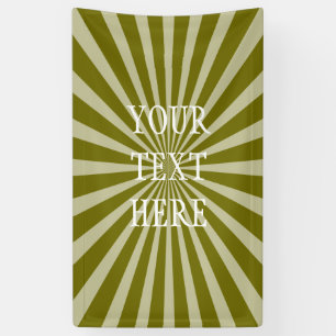 Retro Rays white transparent + your idea Banner