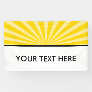 Retro Rays white transparent + your idea Banner