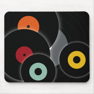 Retro Records mousepad