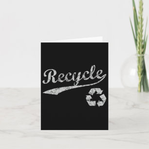 Retro Recycle Sporty Environmental Card