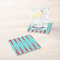 Retro Red and Turquoise Dots Coasters