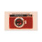 Retro Red Camera Photography Business Cards