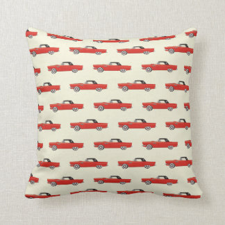 Retro Red Car Cushion