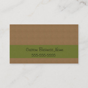 RETRO RED DOTS BUSINESS CARD