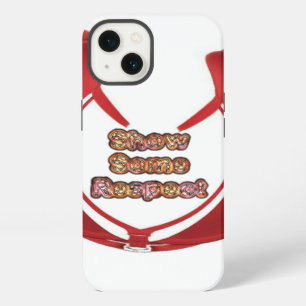 Retro Red Hakuna Matata Gifts show some respect iPhone Case