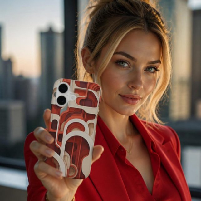 Retro red Iphone case (Creator Uploaded)
