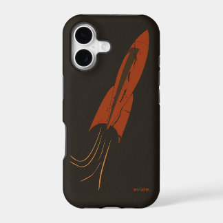 Retro Red Rocket iPhone 5 Case by aviate.