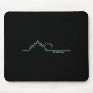 Retro Redcloud Peak Mouse Pad
