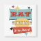 Retro Refrigerator Magnet "Eat Drink & Be Merry"