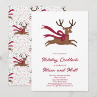 Retro Reindeer Atomic Mid Century Modern Christmas