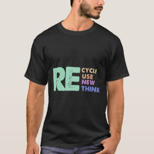 Retro Removed Meme Recycle Reuse Renew Rethink  T-Shirt