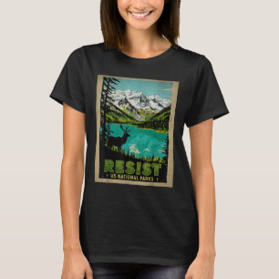 Retro Resist Alt Us National Park Nps Service T-Shirt