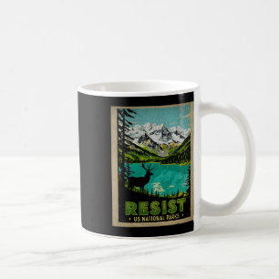 Retro Resist Alt Us National Park Service - Protes Coffee Mug