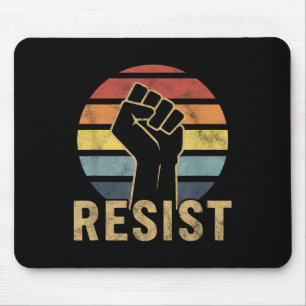 Retro Resist  Mouse Pad