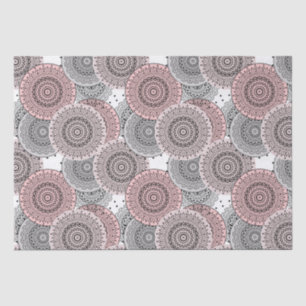 Retro, retro pattern, blue and pink,  elegant tissue paper
