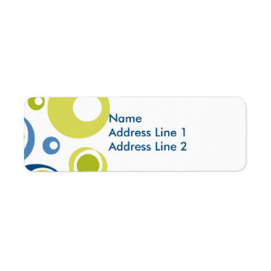 Retro Return Address Label