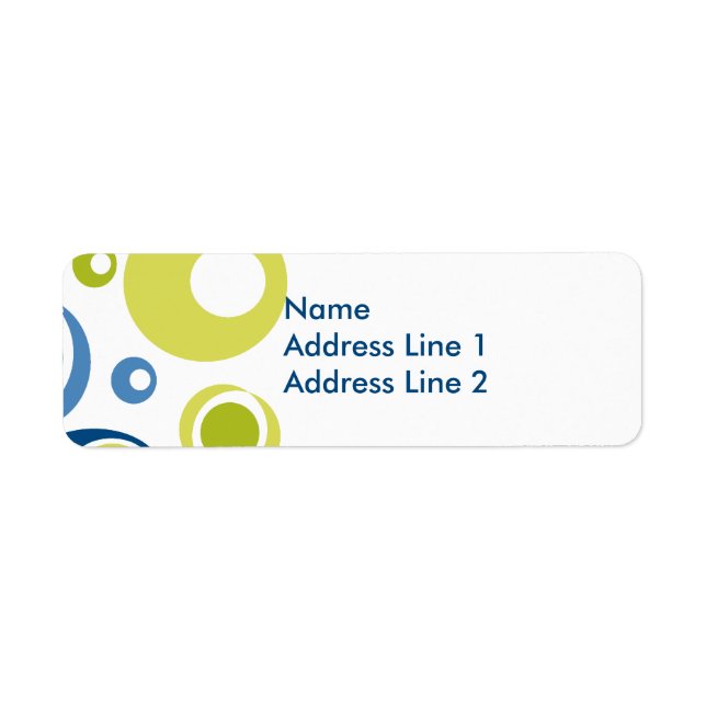 Retro Return Address Label (Front)