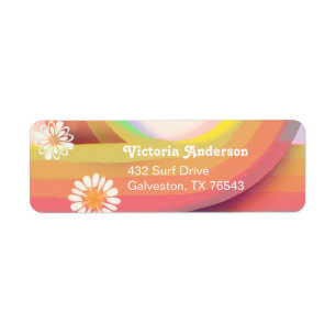 Retro Return Address Label
