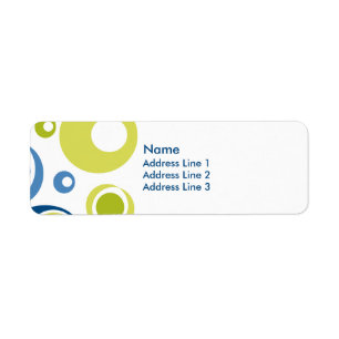 Retro Return Address Label