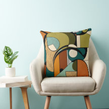 Retro Revival | Olive Abstract Patterns