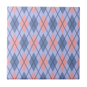 Retro rhombic pattern. ceramic tile